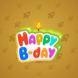 B-Day Candle #56
