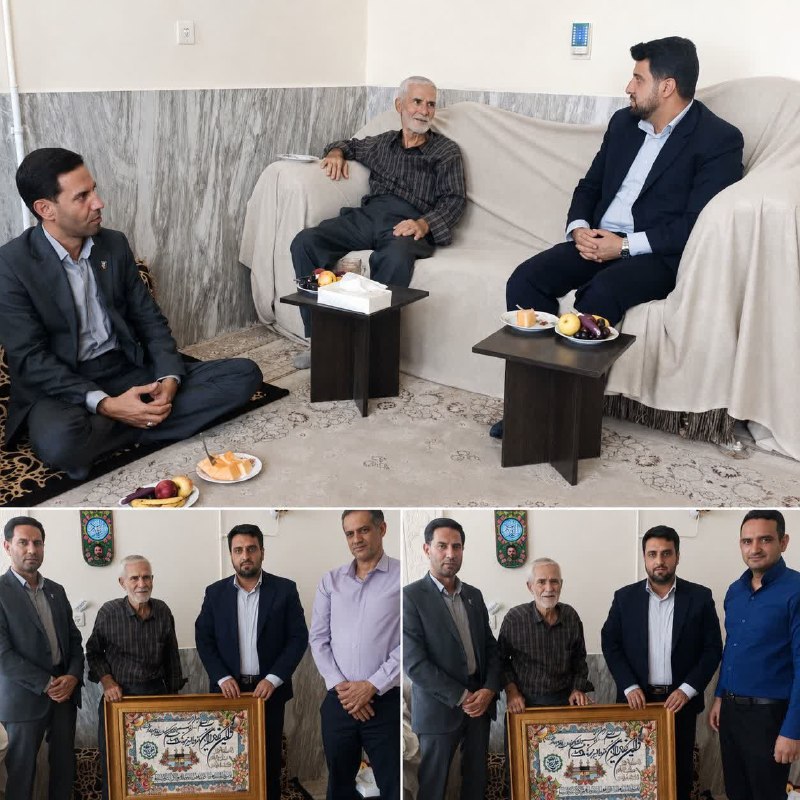 زواره نیوز: 📸 دیدار و تجلیل رئیس دادگاه عمومی زواره از آزاده سرافراز حاج علی نوریان/ پایان ۲۴ سال خدمت در شورای حل اختلاف🗓 به مناسبت