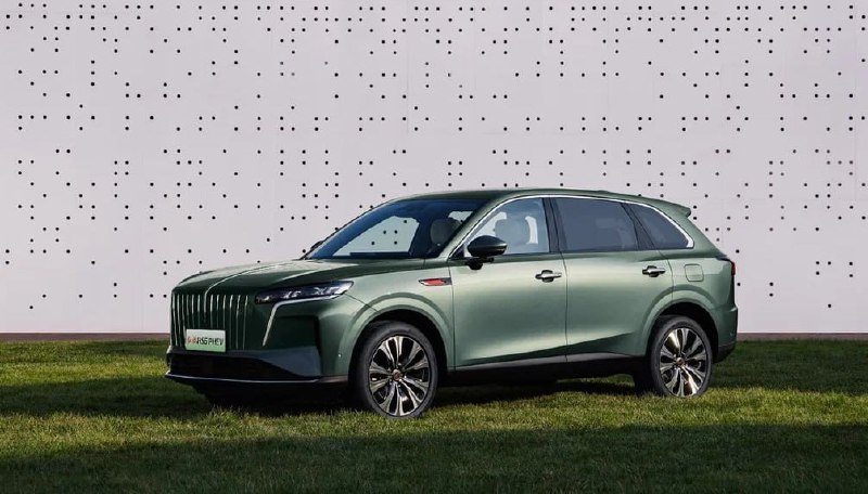 Гибридный Hongqi HS6 получит два больших тачскрина