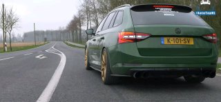 Самый быстрый универсал Skoda Superb 2.5 TFSI на 720 л.с.В Нидерландах выполнили