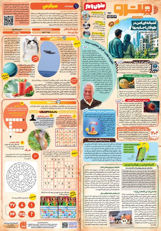 شهرآرانیوز: 🔶ضمائم روزنامه شهرآرا🗓چهار‌شنبه ۴ شهریور ۱۴۰۵#ضمائم@ShahraraNews