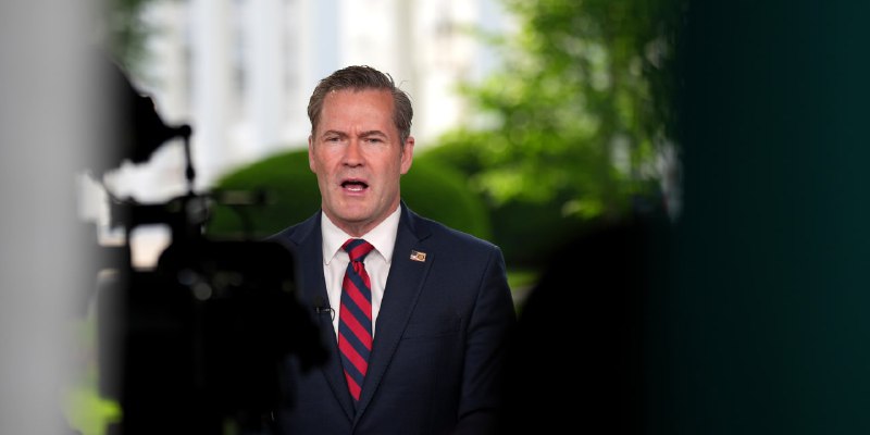 Trump to Oust National Security Adviser Mike Waltz