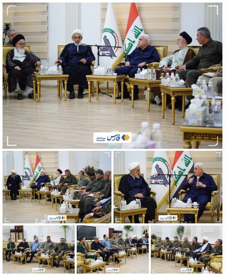 🚩 امــــاج - اخبار مقاومت جهان اسلام: دیدار هیأت اعزامی رهبر انقلاب با رئیس الحشد الشعبی در عراقحشد الشعبی خبر داد رئیس این سازمان «فالح الفیاض» میزبان یک هیأ
