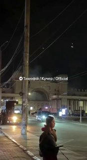 תחנת הרכבת בעיר דנייפרופטרובסק הפכה שוב למטרה (בין אם בכוונה ובין שלא בכוונה).