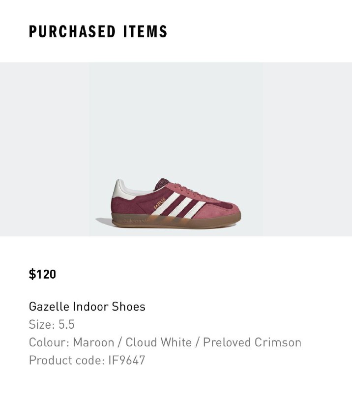 Кроссовки Adidas Gazelle. оригинал