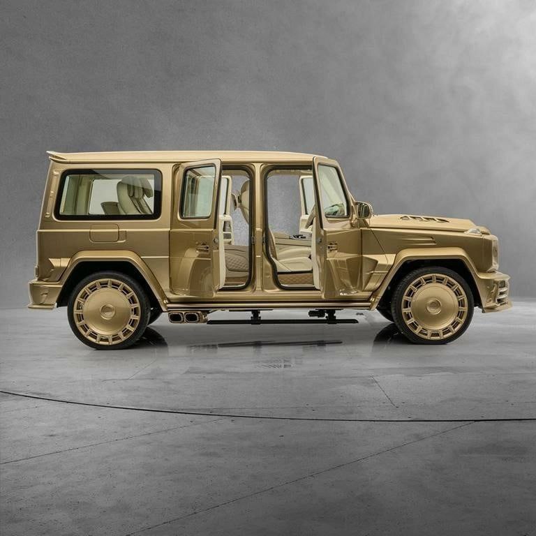 MANSORY ПРЕВРАЩАЕТ G-CLASS В ЗОЛОТОЙ СЛИТОК НА КОЛЕСАХ 2