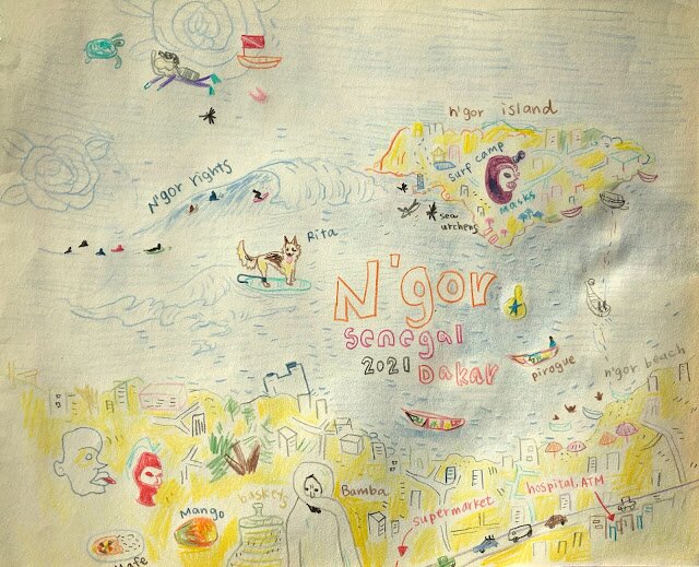 塞內加爾 呢勾耳海灘 Senegal N'gor Beach