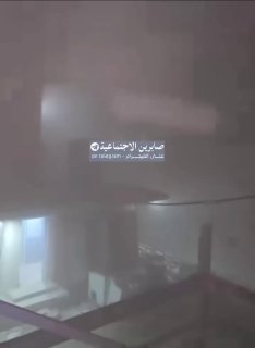 A dust storm hits the atmosphere of the holy Karbala district.