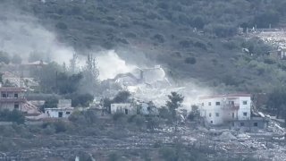 Urgent: The occupation army begins to dig up some houses and lands in the town of Mansouri, south of Lebanon.