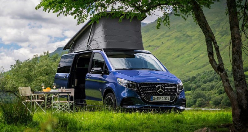 Mercedes-Benz V-Class превратили в спортивный дом на колесах
