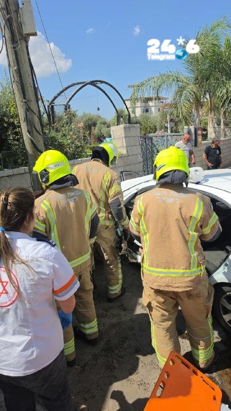 🇮🇱 צוותי כיבוי והצלה חילצו גבר במצב קשה ללא הכרה מתאונה ברחוב הלן קלר בלוד.