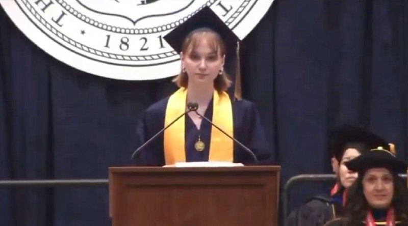 George Washington U bans student commencement speaker from campus after speech calling to divest from Israel