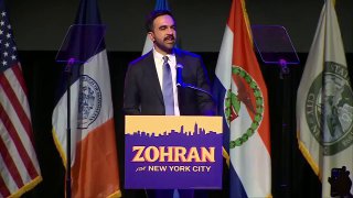 新任纽约市长马姆达尼发表胜选演讲，直接开怼川普。@inside1024