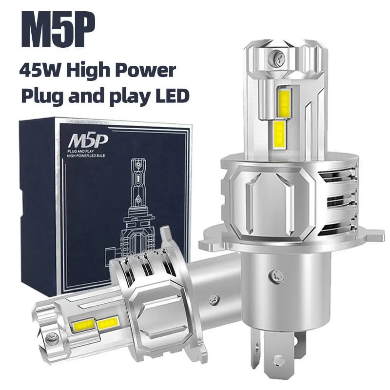 DAWNKNIGHT M5P H4 H11 Светодиодная лампа мини размер Plug And Play H7 9005 H3B 9006 H8 светодиодные  6
