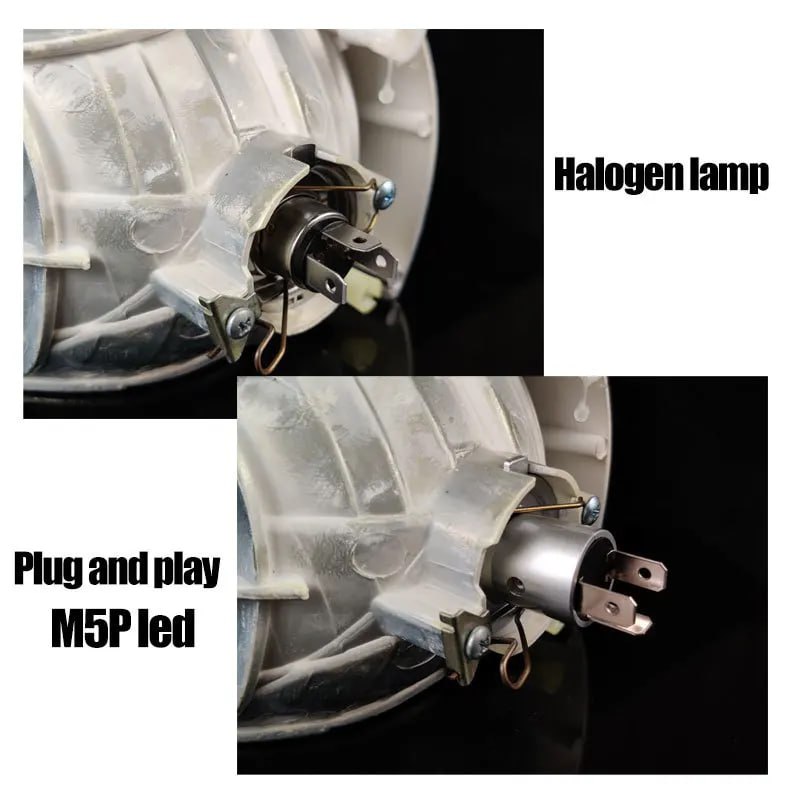 DAWNKNIGHT M5P H4 H11 Светодиодная лампа мини размер Plug And Play H7 9005 H3B 9006 H8 светодиодные  2