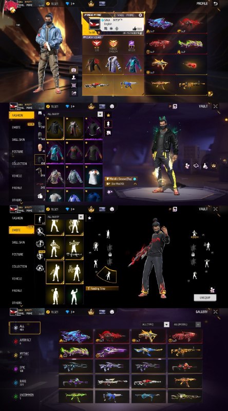 دنیای اکانت فری فایر freefire: 23400. Gh