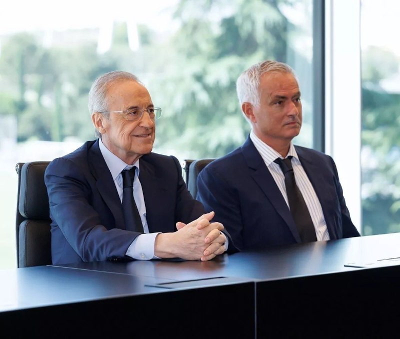 رئال مادرید | Real Madrid: ⚽️ آ.اس : رئال مادرید بسیار از بازگشت مورینیو خوشحال است و معتقد است که بازگشت او موفقیت‌آمیز خواهد بود🤩👑 @FCRealMadrid 