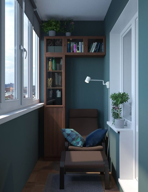 Современная лоджия. Какой вариант понравился больше? - Первый - Второй Дизайн и ремонт Please open Telegram to view this post VIEW IN TELEGRAM - изображение 1 - telegram, view, современная