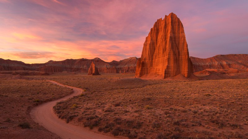 Layers of time in UtahTemple of the Sun, Capitol Reef National Park, Utah (© Austin Cronnelly/TANDEM Stills + Motion)