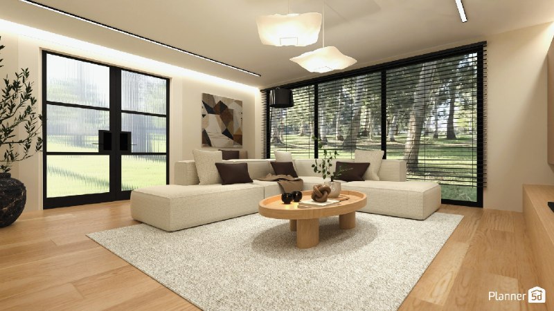 Cozy Boho Living Room Space 3D Inspired by Sanaz Asadi Join - изображение 3 - cozy, boho, living