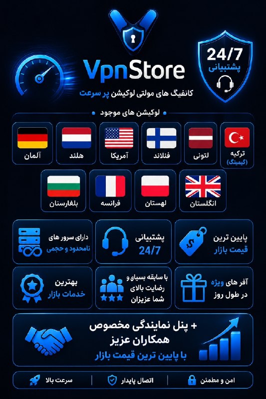 توییتی: وی پی ان استور تقدیم میکند**آفر به شدت ویژه برای شما عزیزان دل** **تا **آخر امشب💎⬇️تعرفه های حجم نامحدود : • یک ماه | دو
