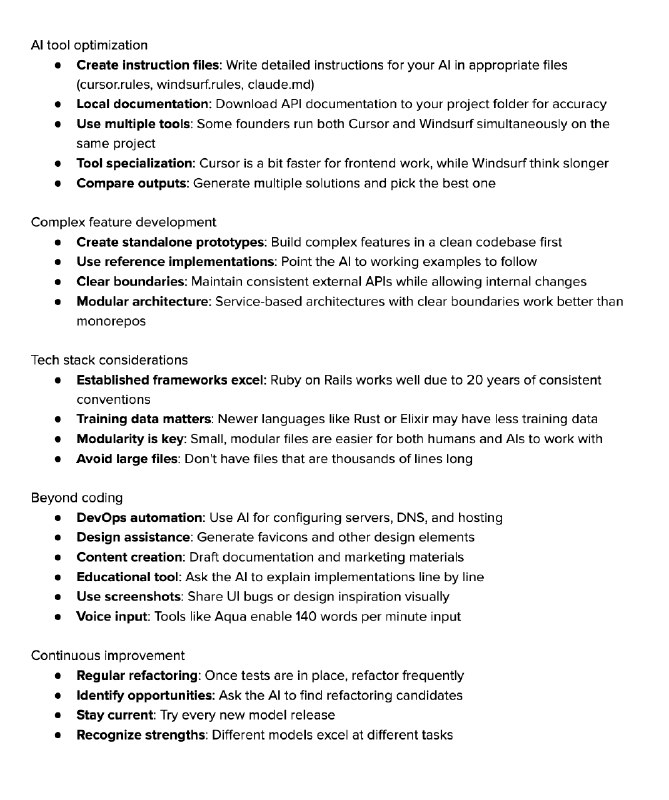 【收藏级】Y Combinator 官方出品：Vibe Coding（氛围编程）实操指南 🚀最近 YC 整理了一份关于“Vibe Coding”的高质量指南