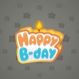 B-Day Candle #132