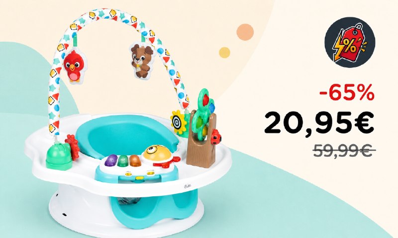 Scopri il Baby Einstein Seggiolino Multiattività 3 in 1 a solo 20,95€!