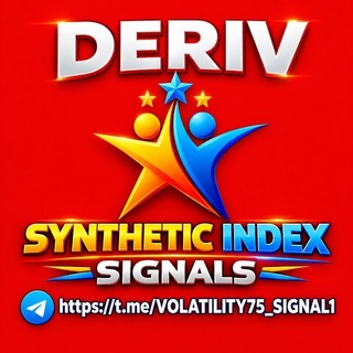 Telegram profile photo for DERIV SYNTHETIC INDEX SIGNALS 🔥🔥