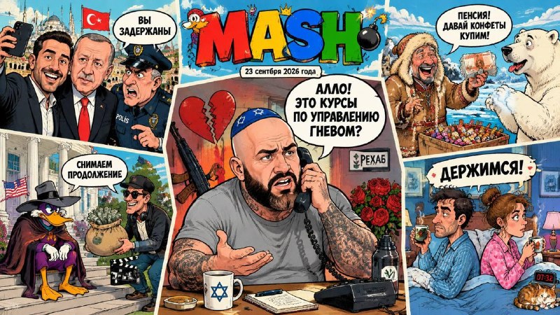 Иллюстрация к посту канала Mash