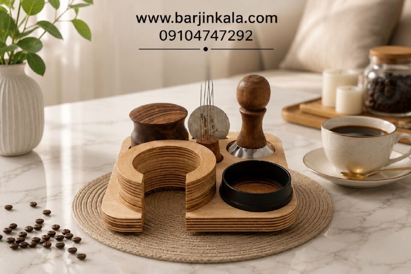 پرشین گیفت: ست کامل تجهیزات قهوه مدل 2#ست #قهوه #ابزار #آشپزخانه 👉تنوع بیشترکیفیت عالی،ساخت چینشامل: لولر، نیدل چوبی، تمپر،فانل گتر،