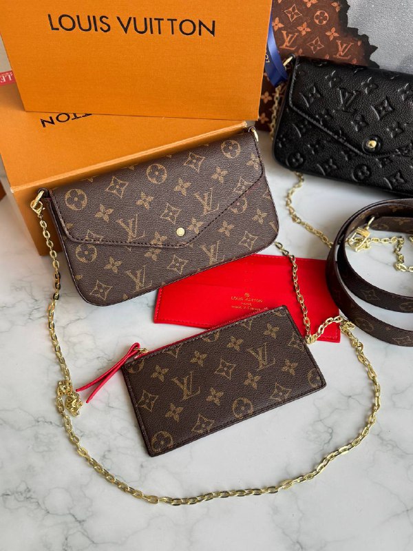 Louis Vuitton Louis Vuitton Felicie Pochette Brown