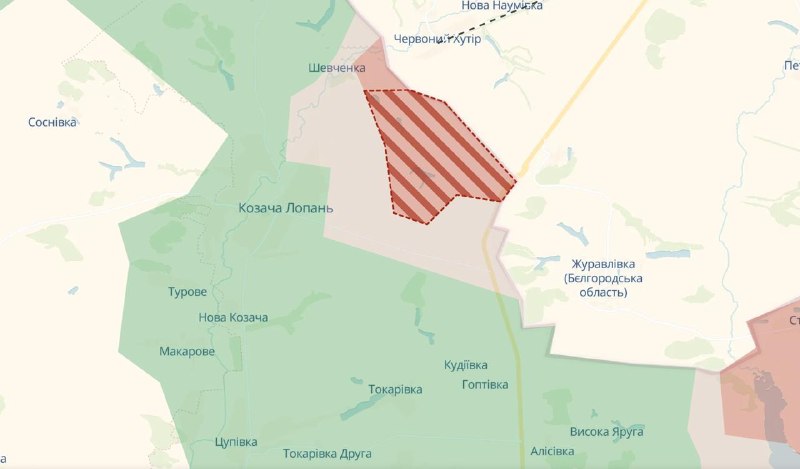 הצבא הרוסי התקדם באזור חרקוב, -. DeepState התקדמות נרשמה סמוך להתנחלות גרנוב שבחבל חרקוב.