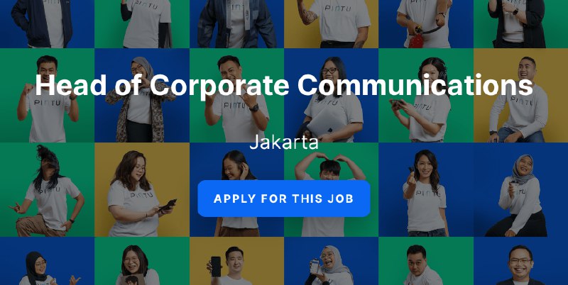 Head of Corporate Communications - Pintu