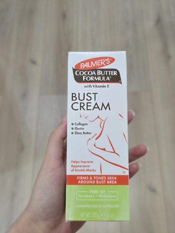 Продам новый крем для груди от растяжек с маслом какао и витамином Е, Bust Cream, Palmer’s, 125 г (з — фото 1