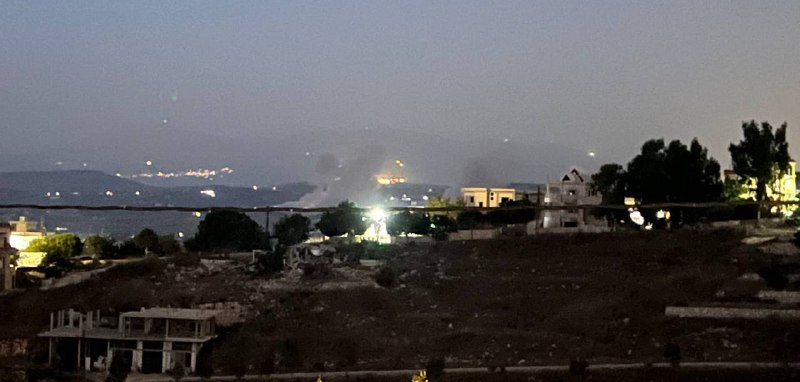 🚨🚨 הפיצוץ אירע בסביבת מרקבה במספר מנות, וקדם לו גם פיצוץ עז בכפר תבנית.