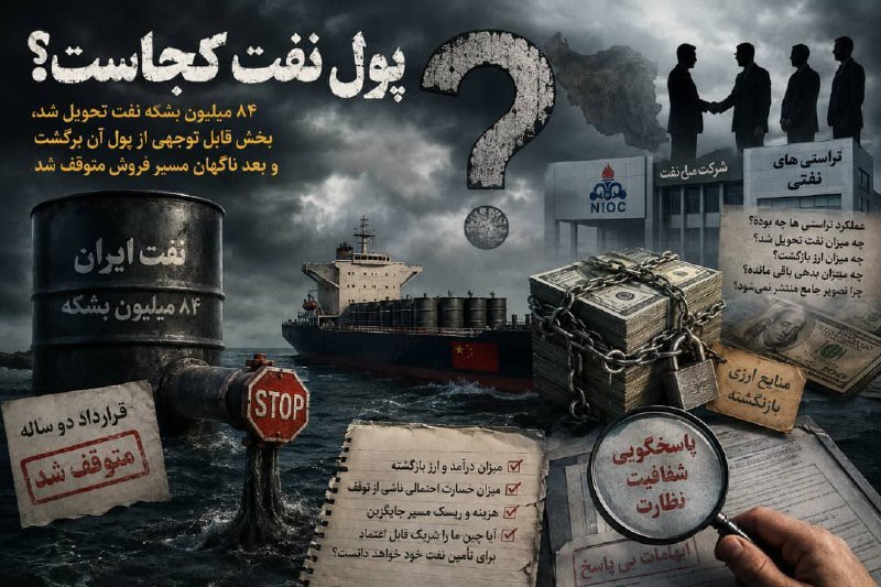 اخبار سپاه قدس 🇮🇷: 🔴 ابهام‌های مسیر فروش نفت؛ چرا فقط یک تراستیِ سالم هدف پروژه تخریب شد؟!در پاییز سال گذشته، با محدودیت واردات نفت برخی پا