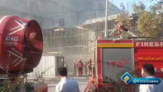 🎦 Fire on Haft Tir Mashhad Boulevard