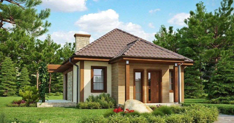 Планировка одноэтажного дома площадью 54 кв. м. Дизайн и ремонт Please open Telegram to view this post VIEW IN TELEGRAM - изображение 1 - telegram, view, планировка