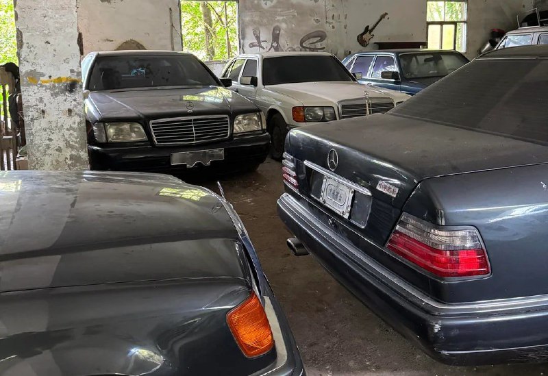 На Тайване обнаружена заброшенная коллекция автомобилей Mercedes-Benz 6
