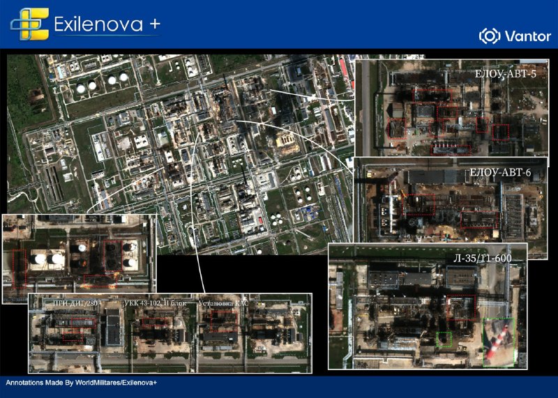 Yesterday’s Ukrainian strike on the Gazprom Neftekhim Salavat refinery reportedly hit the ELOU-AVT-4 processing unit.