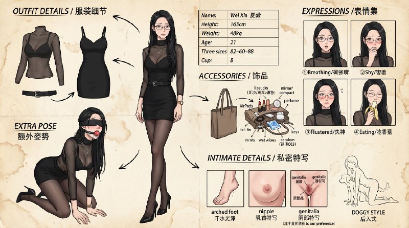 给粉丝们拆解的穿搭，欢迎定制！@aigc1024给粉丝们拆解的穿搭，欢迎定制！@aigc1024