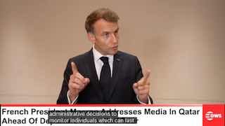 French President Macron: