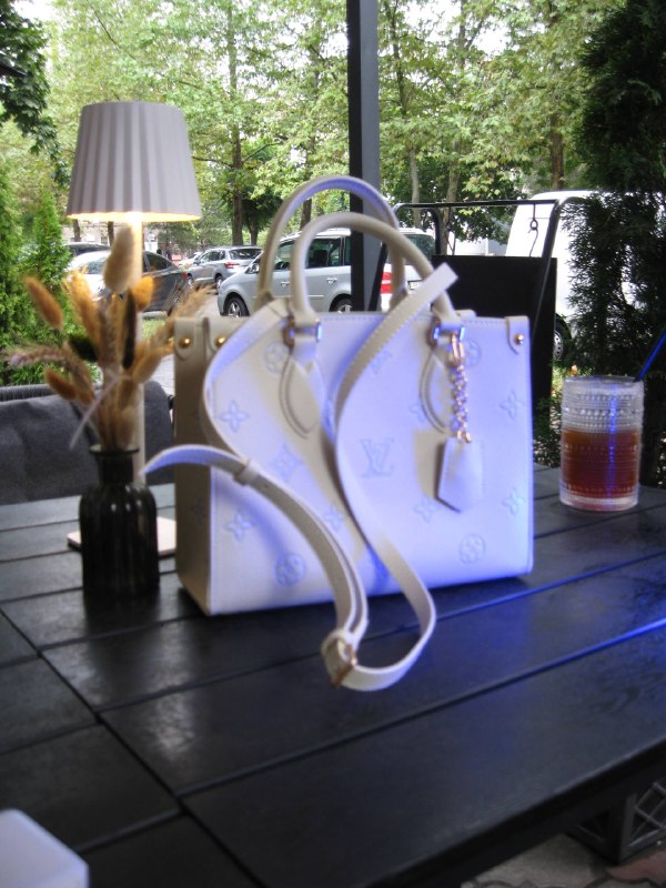 Louis Vuitton Louis Vuitton Onthego PM Monogram Empreinte Beige / Blue, фото 14