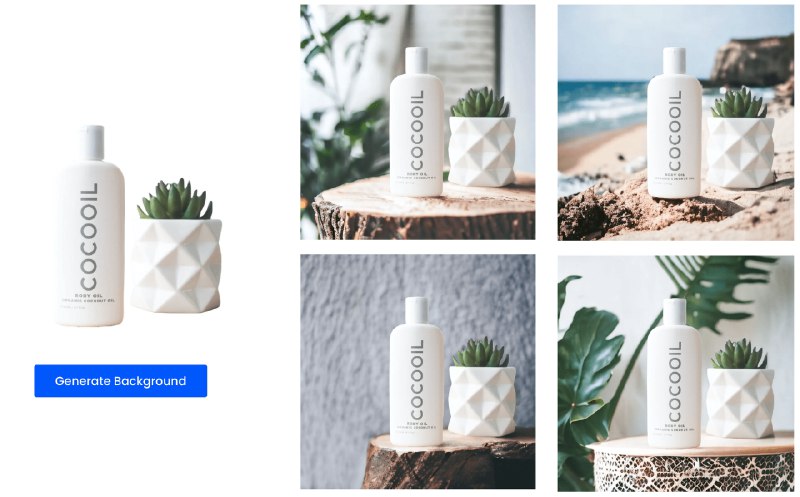AI Background Changer —— AI 为商品增加背景链接：