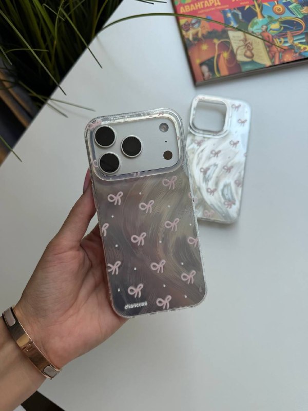 📱Чохли Чохол iPhone Girl Grey Pink, фото 2