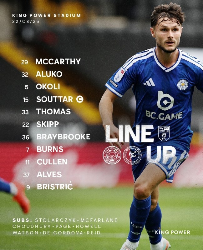 Leicester City | لسترسیتی: ترکیب