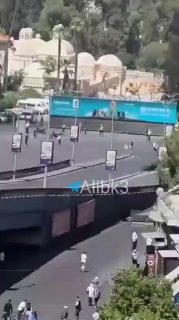 הרגע שבו אירע הפיצוץ השני בדמשק