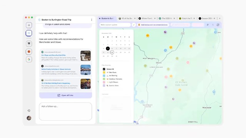 Google 最強 AI 瀏覽器 Disco 登場　Gemini3 驅動 GenTabs 重構瀏覽方式