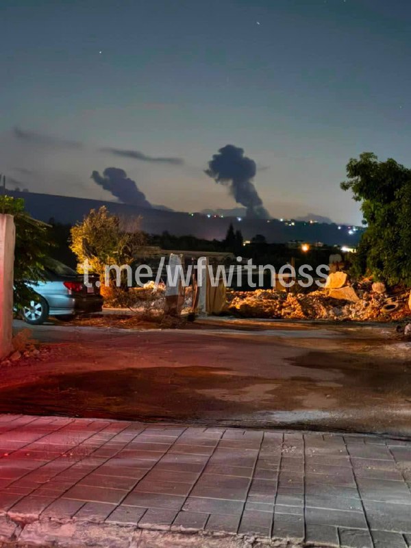 ️🇱🇧🇮🇱 פיצוץ ישראלי כוון גם לעיר הכבושה מג'דל זון בתוך חגורת הביטחון.